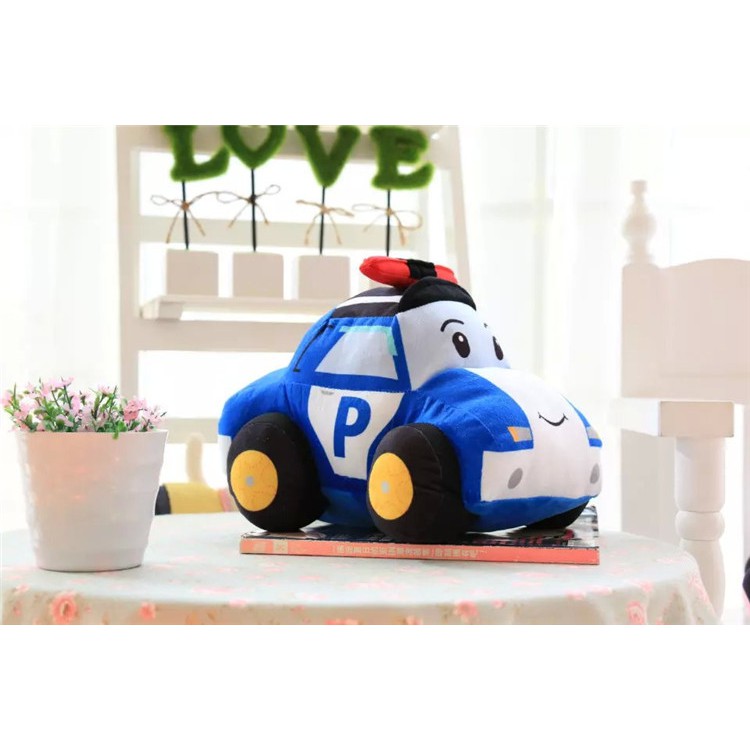 Robocar Poli Plush Pillows / Soft Toy / Doll (Blue) Shopee Malaysia