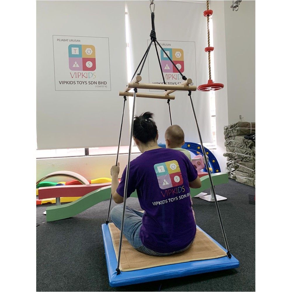 Ready Stock High Quality Sensory Training Square Platform Swing OT ...