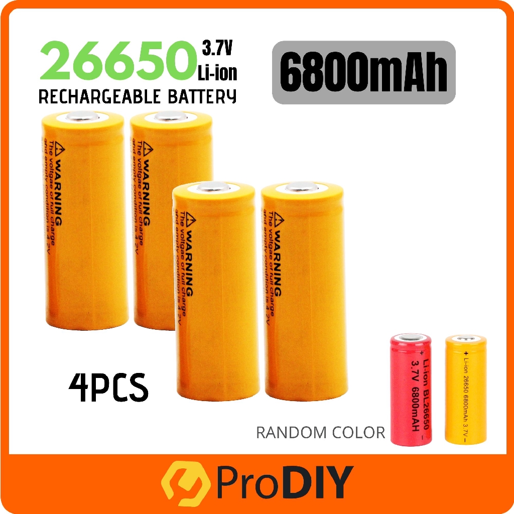 3 7v 6800mah Rechargeable Li Ion Battery Lithium 1pcs Shopee Malaysia