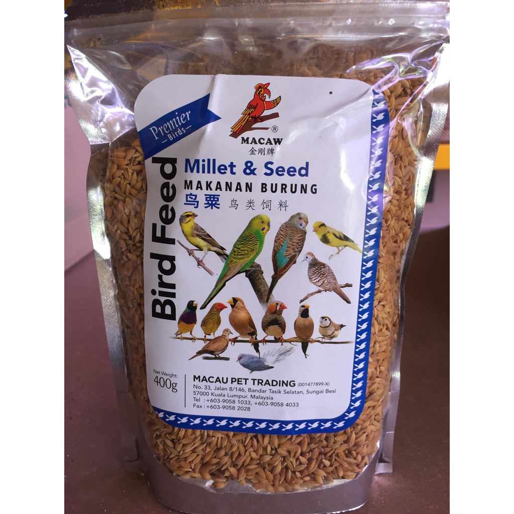 Paddy Seed Millet For Pets Birds Parrots Food Makanan Burung小宠物