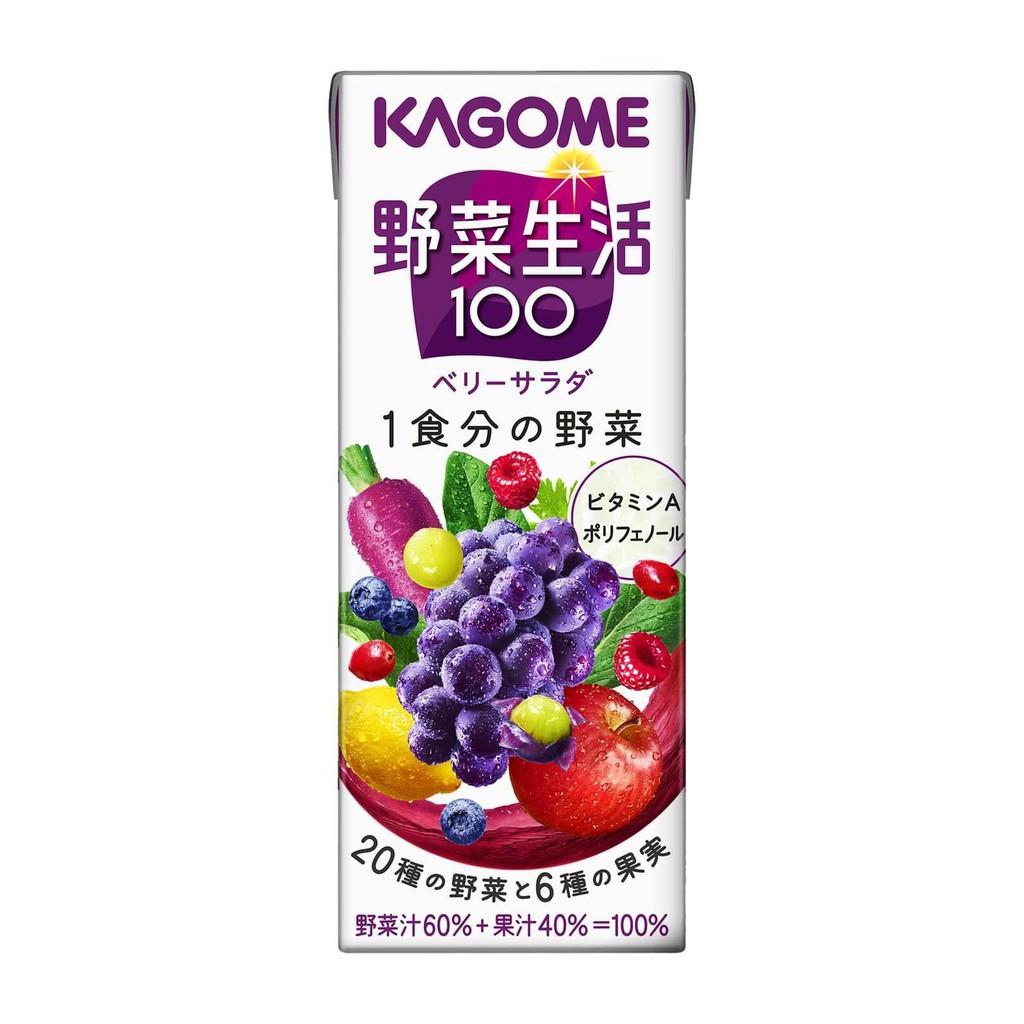 Kagome 野菜生活100 Ready Stock 0ml Fruit Vegetable Juice 健康蔬菜水果果汁 Shopee Malaysia