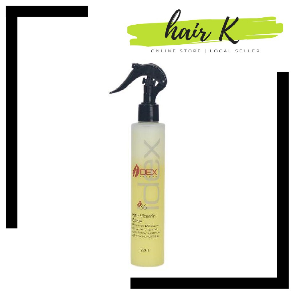 dry hair treatment IDex professional vitamin spray LEAVE IN treatment