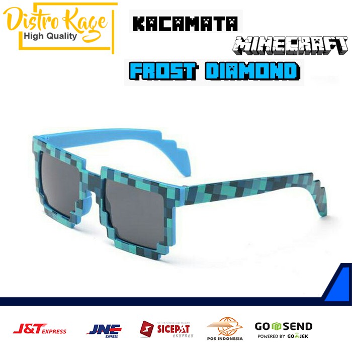 Sunglasses Children Frost Diamond Minecraft Funny Children Men Women Gamers Youtube Distro Kage Shopee Malaysia