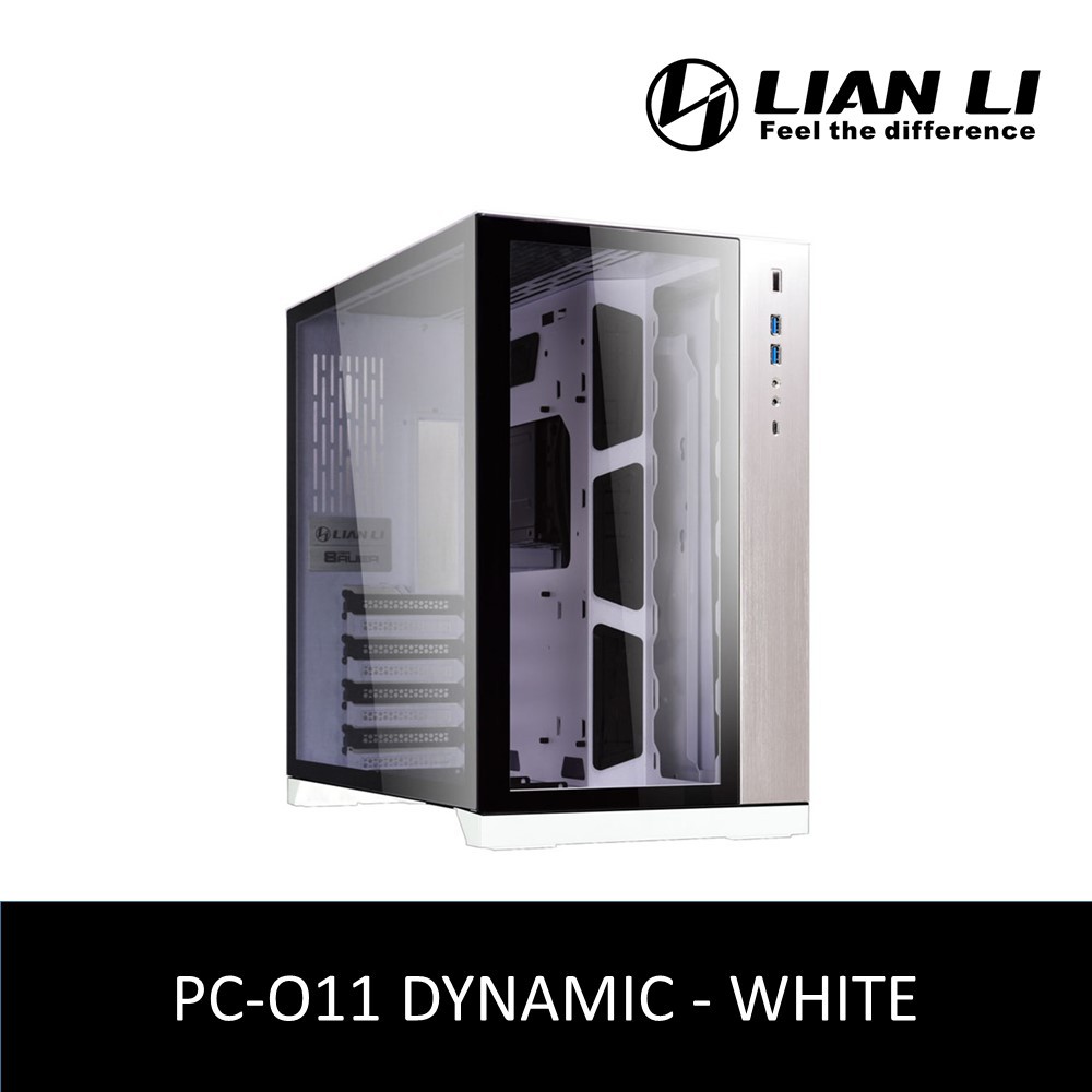 Lian Li Pc O11 Dynamic Tempered Glass E Atx Case White Shopee Malaysia
