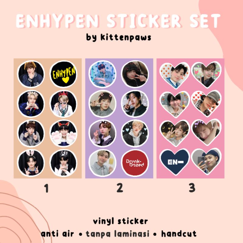 buy enhypen sticker set seetracker malaysia
