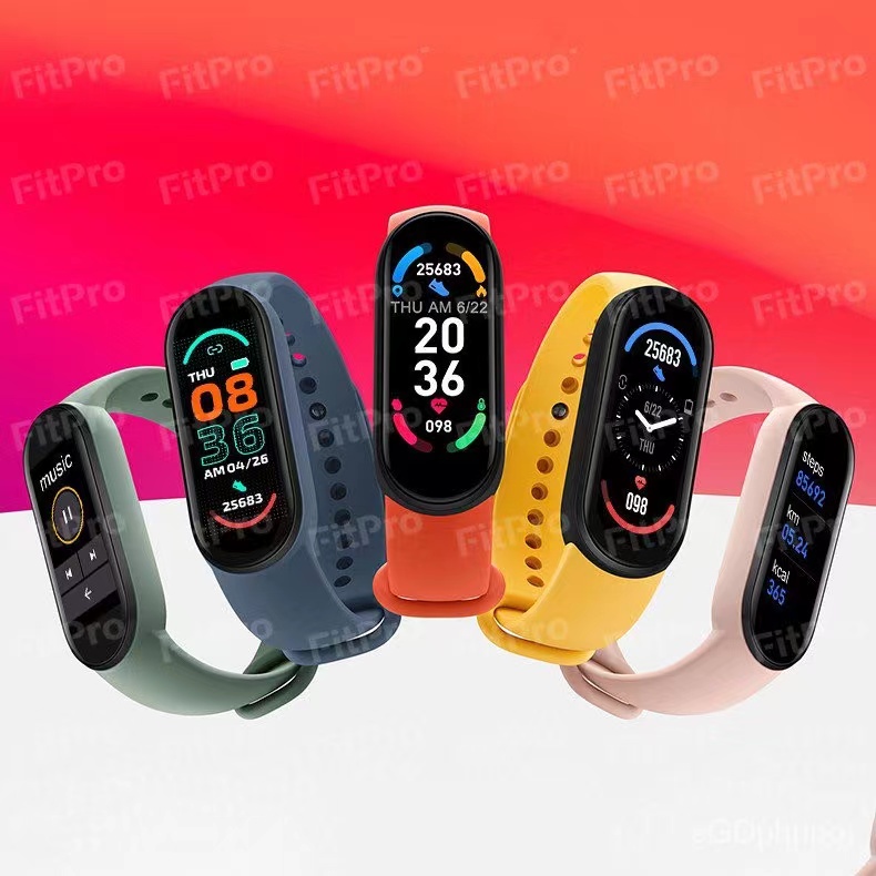 NEW M6/Y68 Jam pintar Smart Watch Sport Band Women Man Wristband