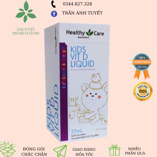 (FOR Kids) Vitamin D Liquid Siro supplements for babies Healthy Care