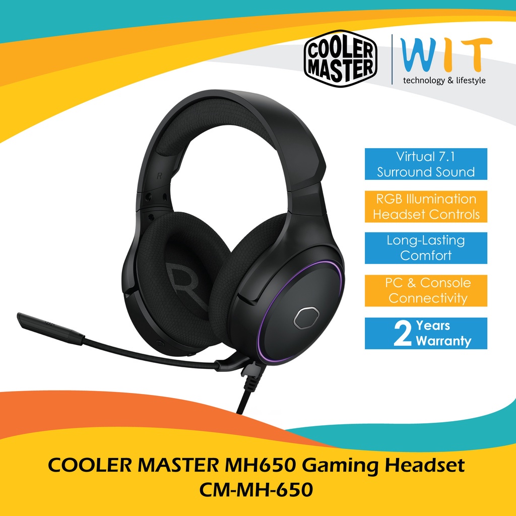 COOLER MASTER MH650 Gaming Headset - CM-MH-650