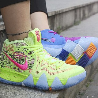 kyrie 4 pink teal