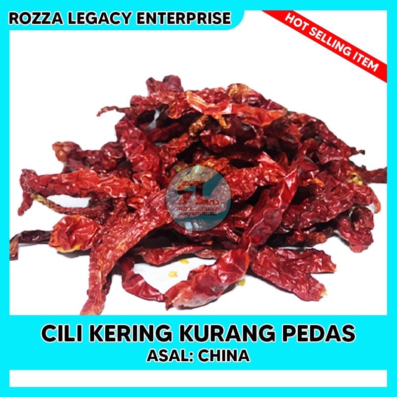 [ready Stock] Cili Kering Kurang Pedas 500g Shopee Malaysia