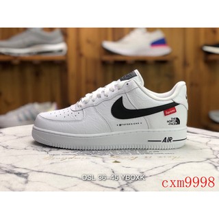 nike air force 1 x supreme the north face white