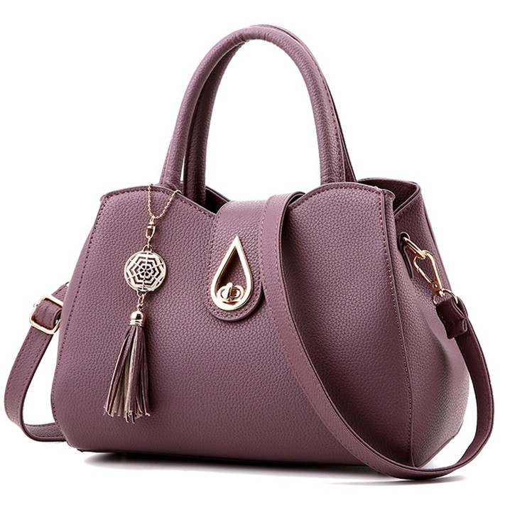 MILANDO Ladies Women PU Leather Handbag Tote Sling Bag Handbeg Beg Wanita (T.9)
