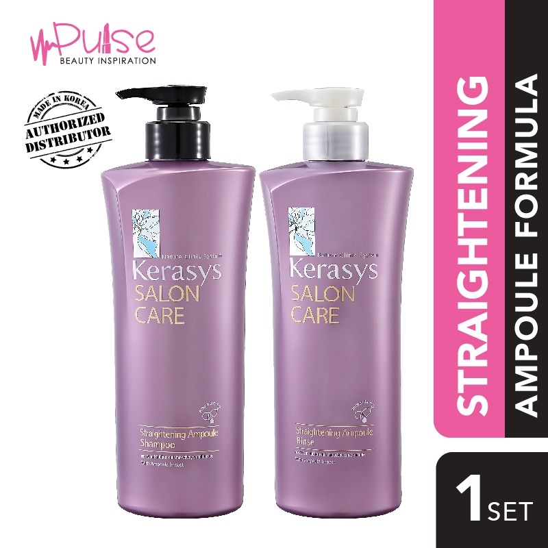 kerasys salon care straightening ampoule shampoo