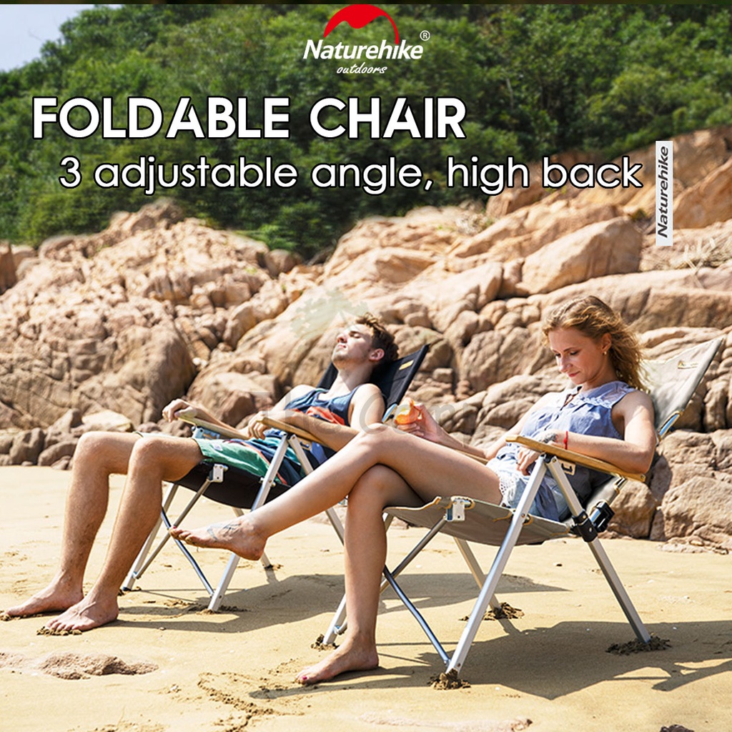 Naturehike Portable Adjustable Chair Arm Rest Adjustable Recliner
