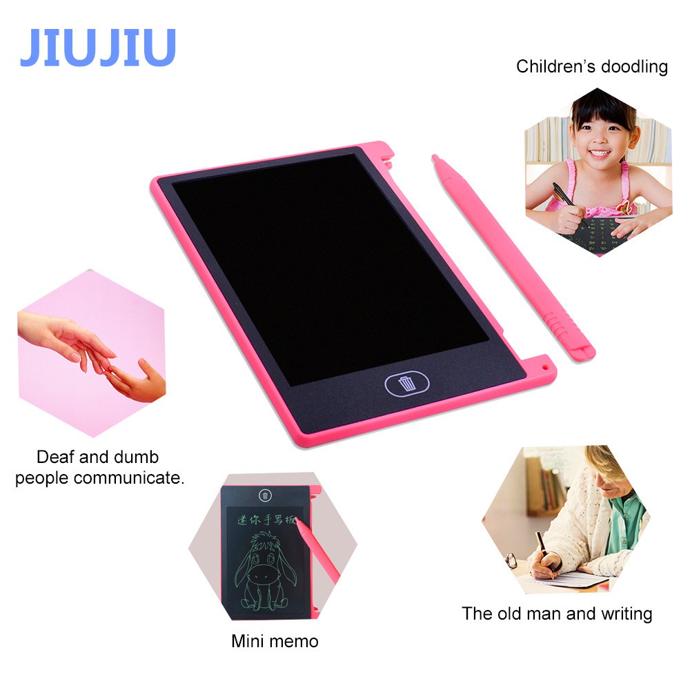Reliable Durable LCD writing board portable digital drawing message memo 4.4 inch Multi Versatile - Image 4