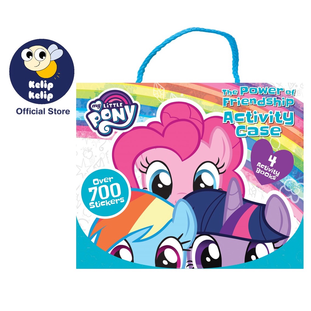 My Little Pony Rainbow Activity Case Gift Set With 4 Fun Colouring