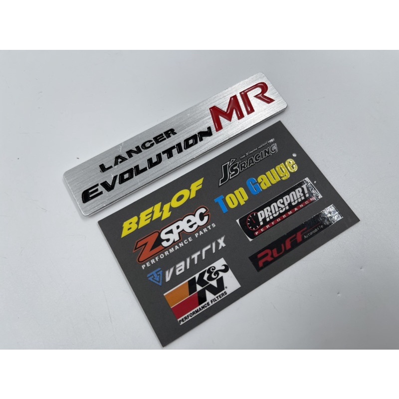 Mitsubishi Lancer MR Evolution Mr Emblem Logo Steel | Shopee Malaysia