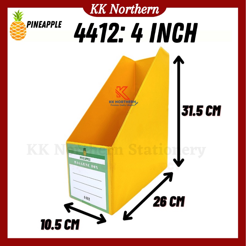 PVC Magazine Box File Holder Desktop Foldable File Holder Filling Case ...