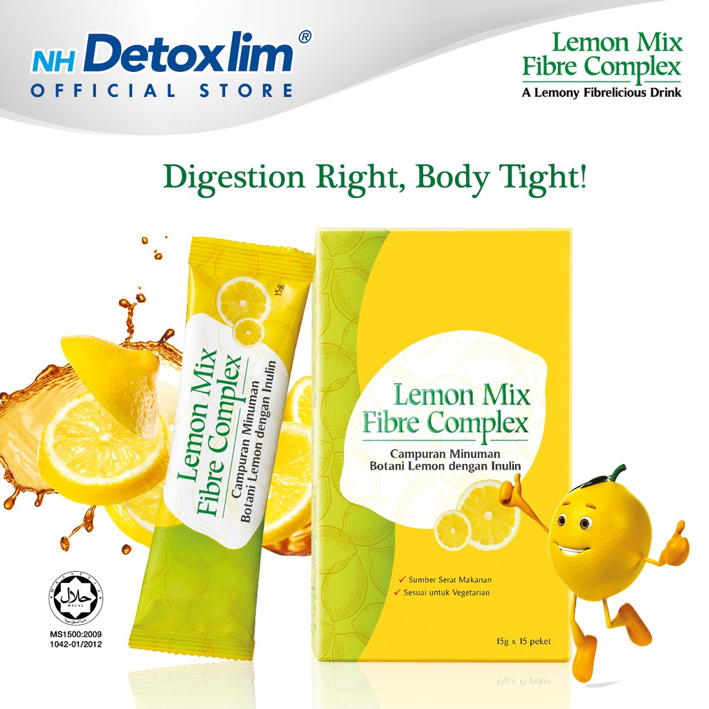 Beauxlim Lemon Mix Fibre Complex (15g x 15's) LM1006 ...