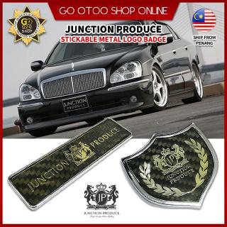 Chrome Metal Junction Produce JP Luxury VIP JDM Car Grill Grille Emblem Badge