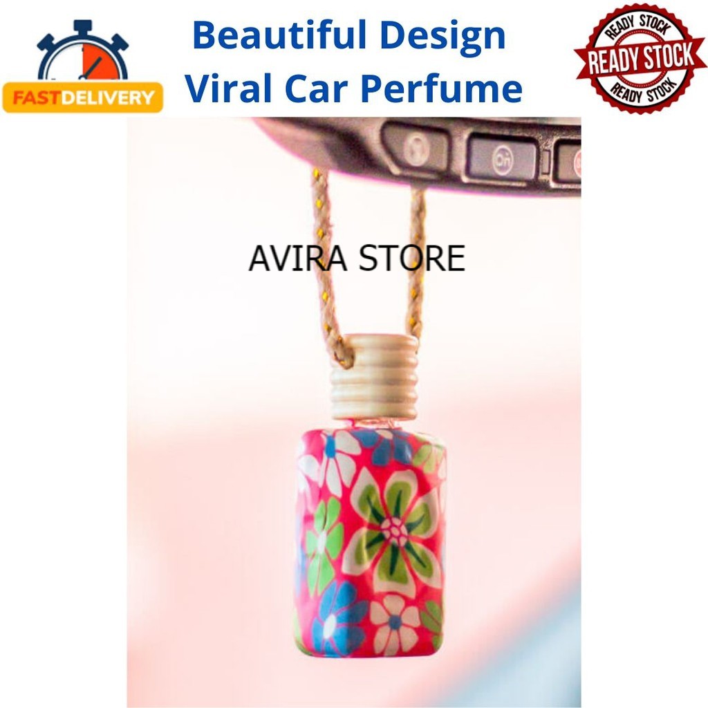 (SHIP EVERYDAY) Beautiful Design Viral Car Perfume Car Air Fresheners