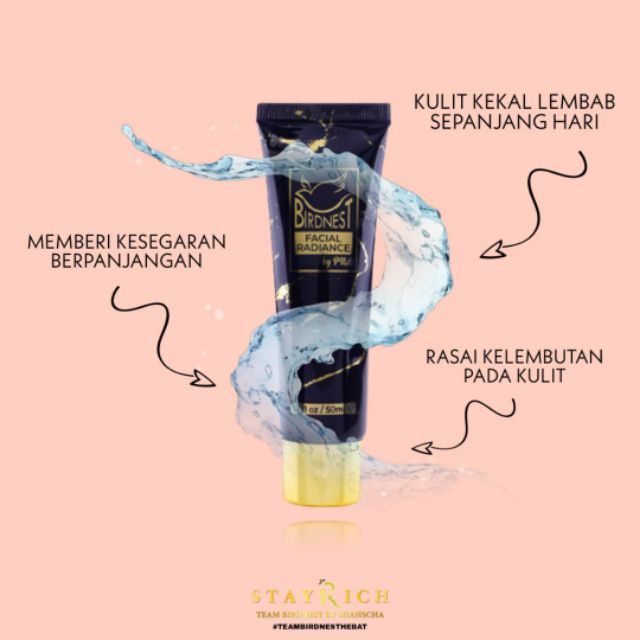 Produk kecantikan berasaskan pati sarang burung