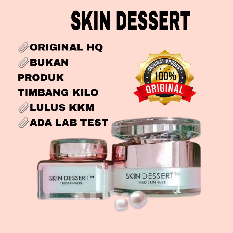Skin dessert produk timbang kilo