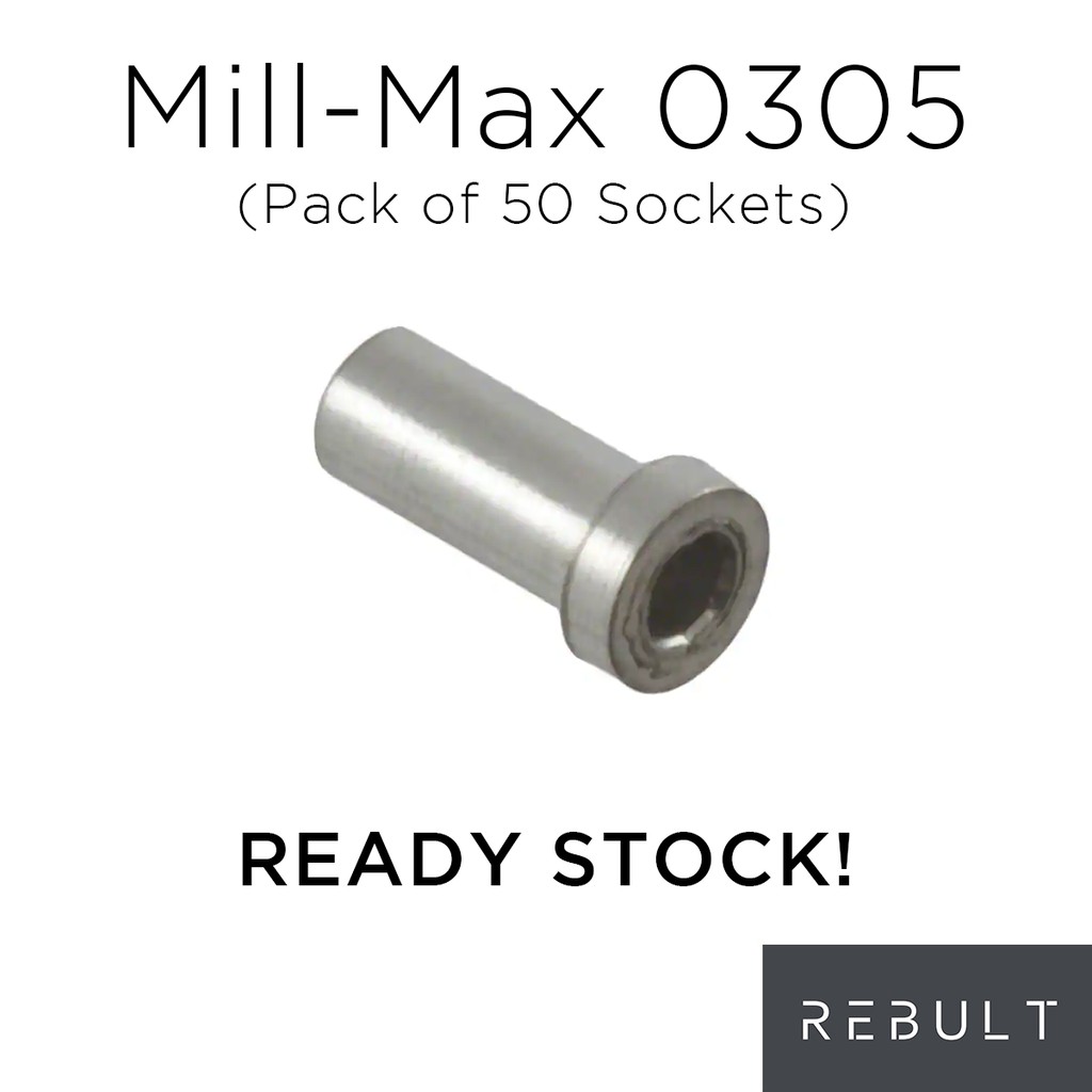 Mill-Max 0305 (Pack of 50) Hotswap Socket for Mechanical Keyboards ...