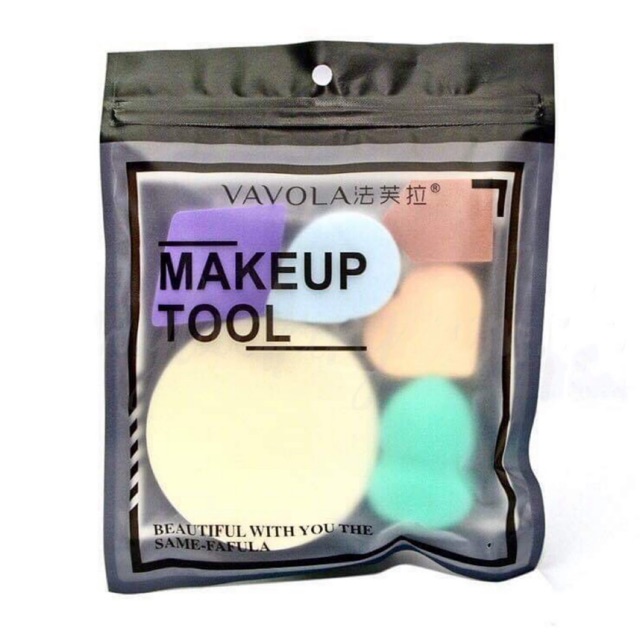 Gladking 6 Pcs. Assorted Shape Makeup Puff