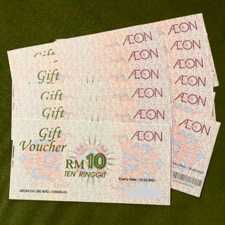 Aeon Voucher (Exp: 2022) | Shopee Malaysia