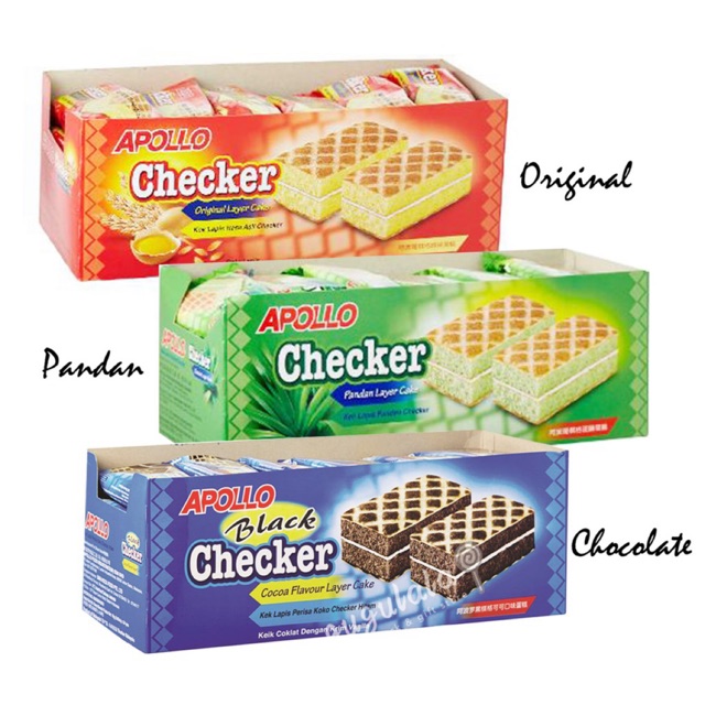 Apollo Checkers Cake 24’s | Shopee Malaysia