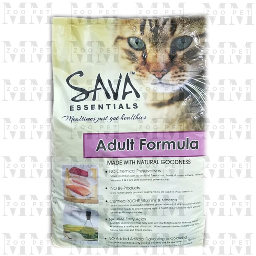 Sava Essentials Adult Cat Food Makanan Kucing 9kg Shopee Malaysia