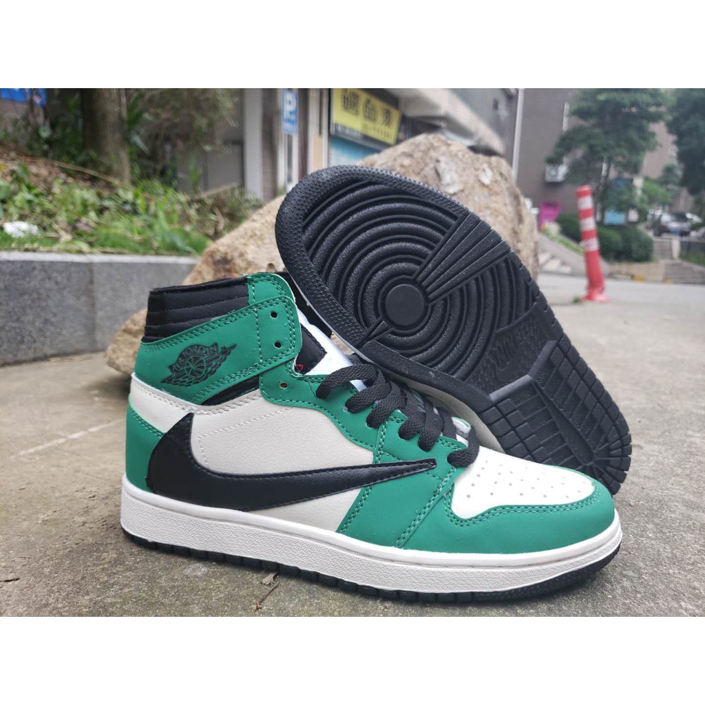 travis scott aj1 green