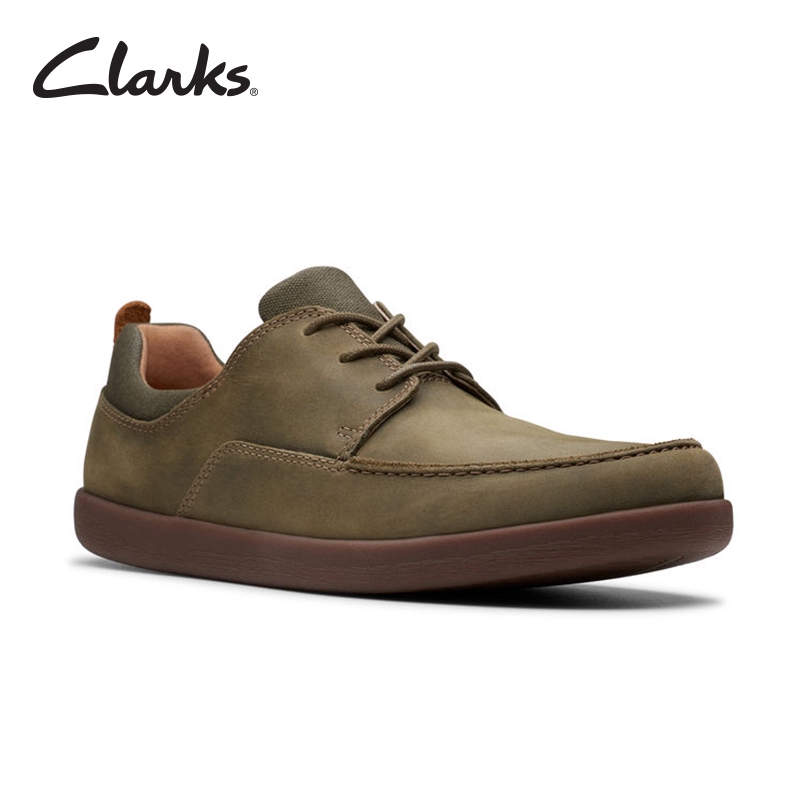 clarks casual leather shoes