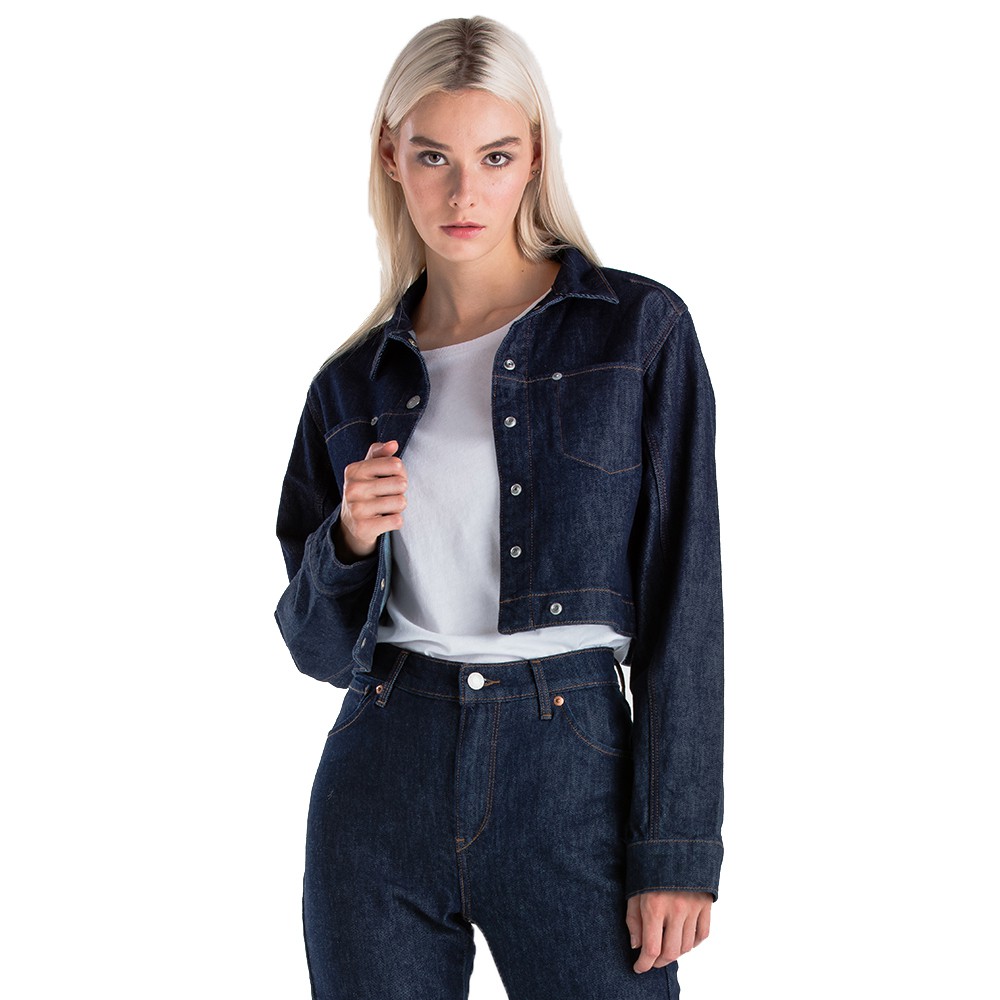 Levi's Engineered Jeans Trucker Jacket Women 72742-0000 | Shopee Malaysia