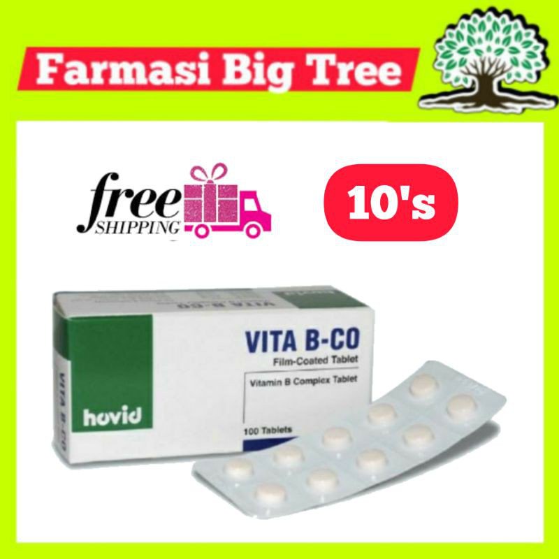 YTbv Hovid Vita BCo Vitamin b complex Tablet (1 strip 10's) Shopee Malaysia