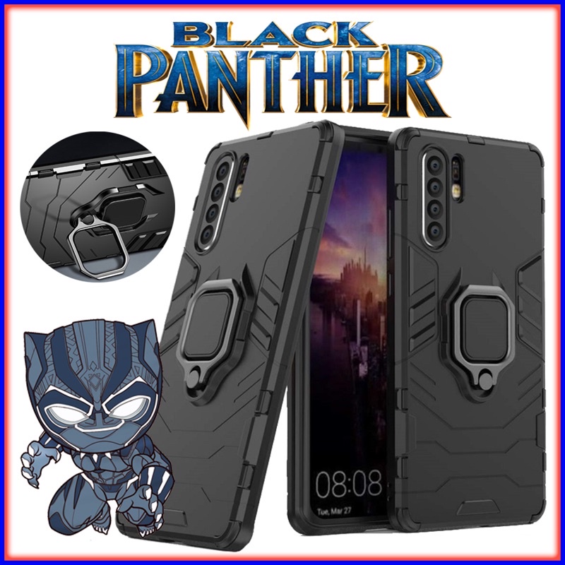 Vivo Y15s Y15a Y12a Y12d Y33s Y31 V11 V11i Y11 Y12 Y15 Y17 Y20 Y20s G Y12s Black Panther Ring Stand Phone Case Casing