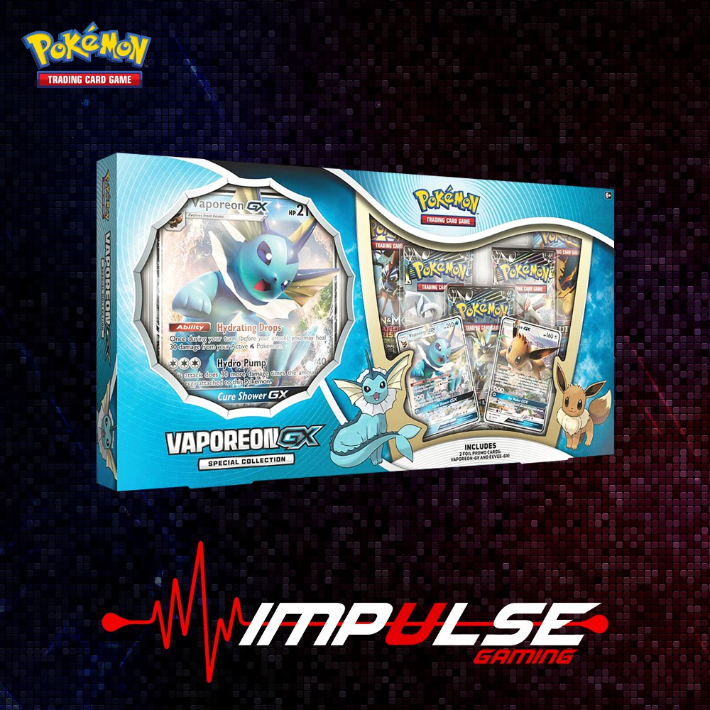 Pokemon Tcg Vaporeon Gx Special Collection