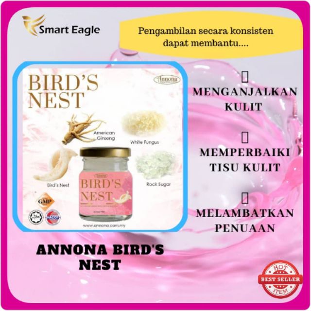 Annona bird nest ( 3 kotak ) Shopee Malaysia