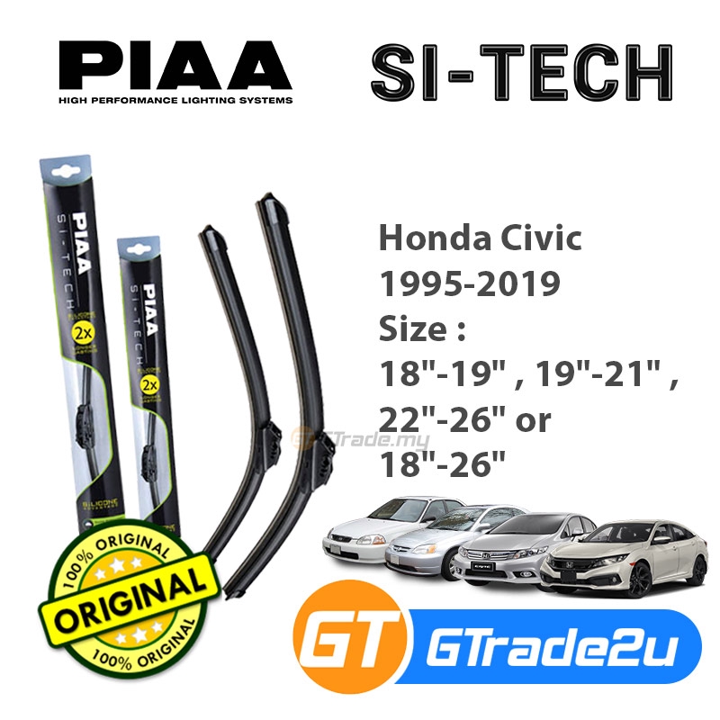 2011 honda civic wiper blade size