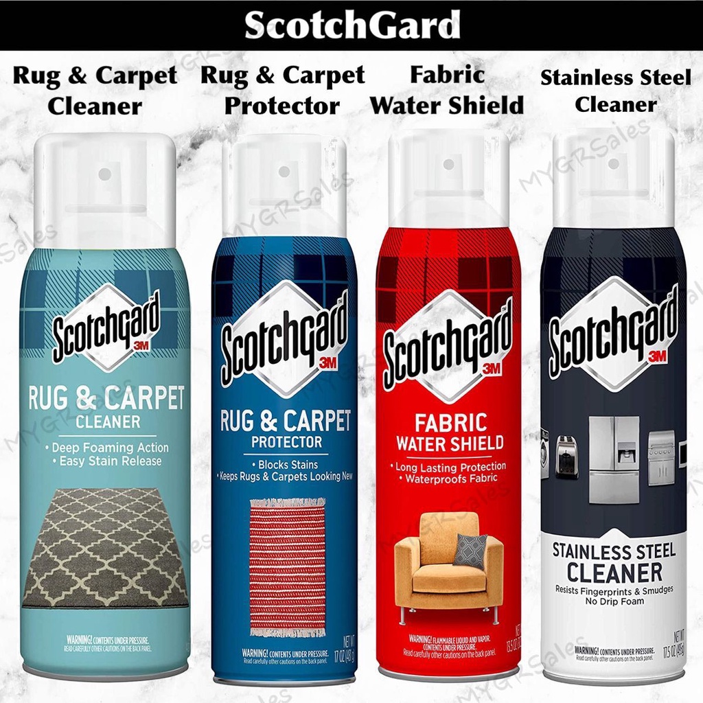 3M ScotchGard (Rug & Carpet Protector /Fabric Water Shield /Fabric ...