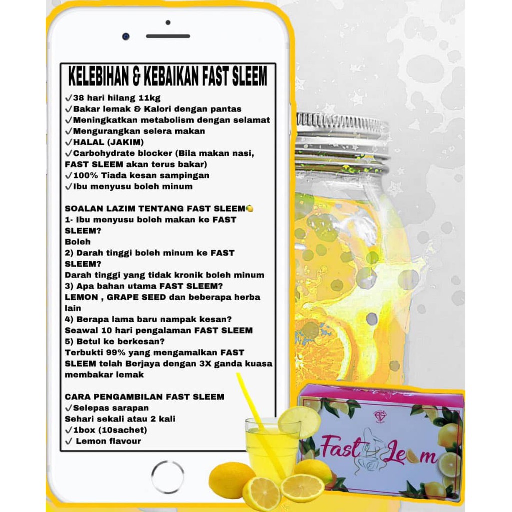 Weight Loss Detox Drink Fast Leem Shopee Malaysia