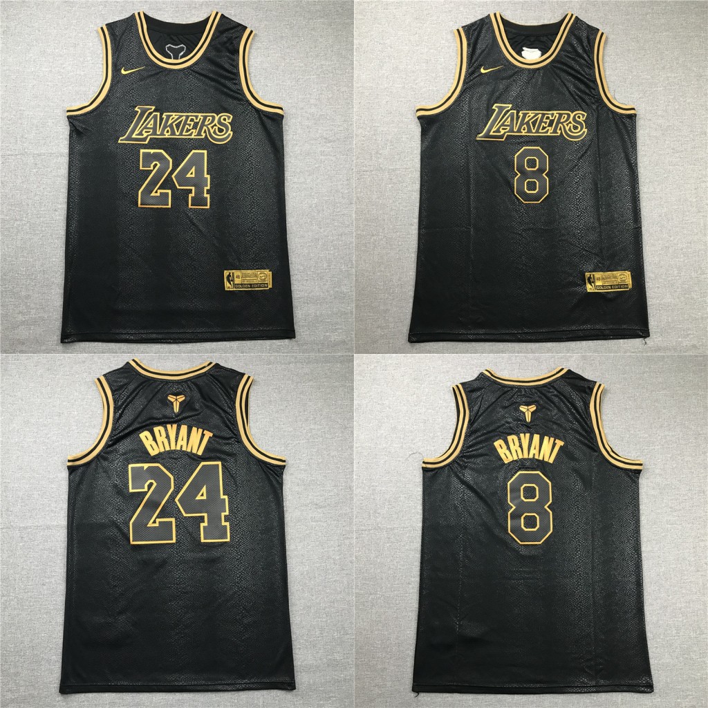 kobe bryant black and gold jersey