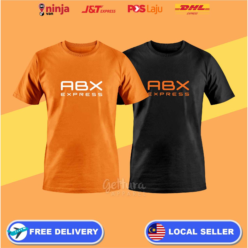 Mega Sale Abx Roundneck Short Sleeve T Shirt Sizes Xs Xxxl 100 Cotton Front Back Design Shopee Malaysia