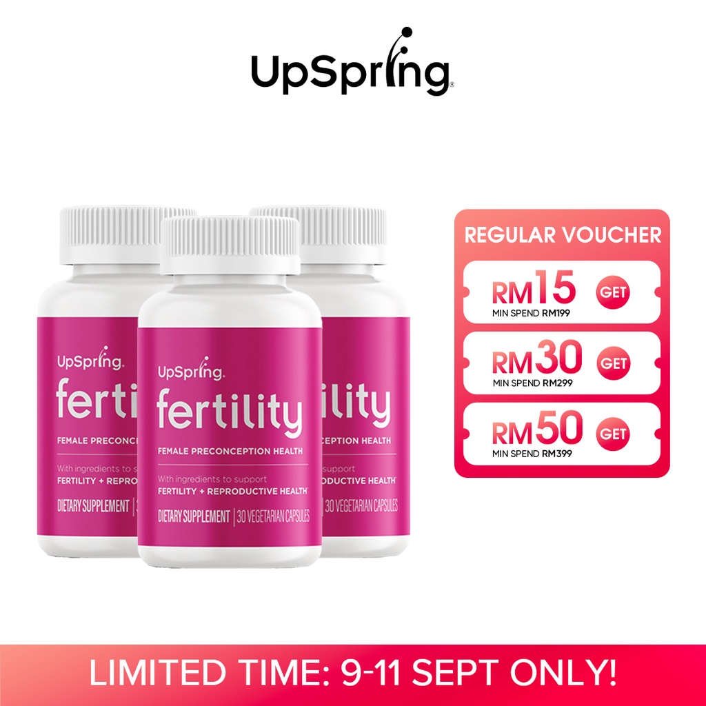 Upspring Fertility Supplement For Women Support Ovulation With Black