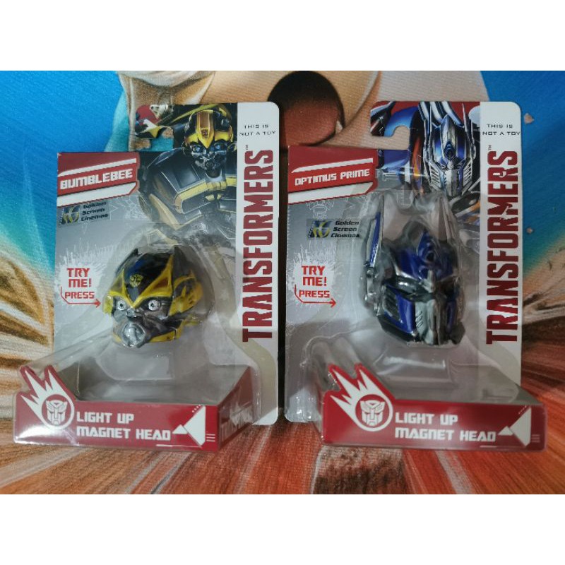 Transformer X GSC Light UP Head ( Optimus Prime & Bumble Bee