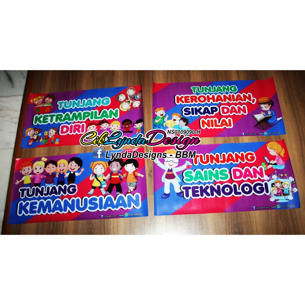 Banner Set 7 Tunjang Prasekolah Shopee Malaysia