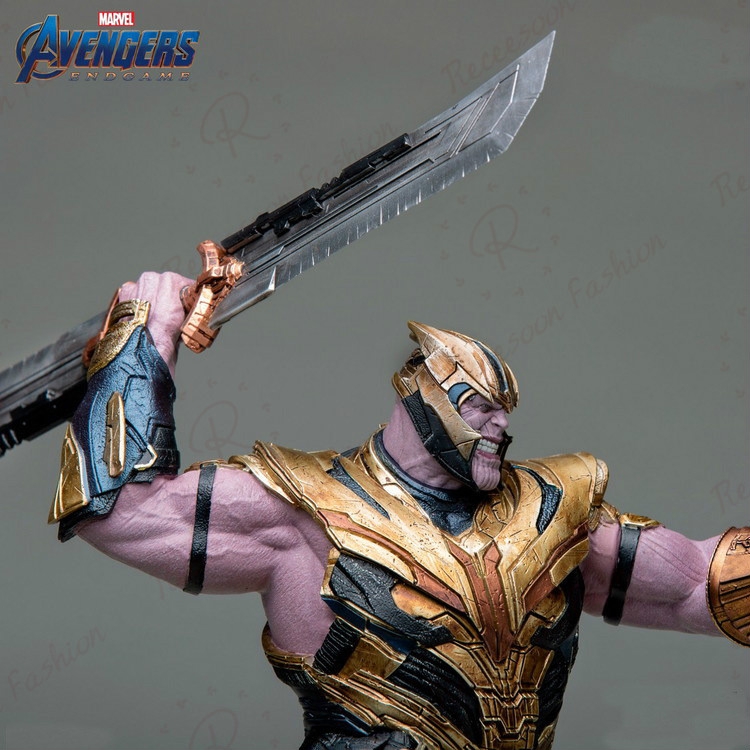 Ready Stock Avengers Thanos Keychain Double Edged Axe Figure Model Birthday Xmas Gift Shopee Malaysia