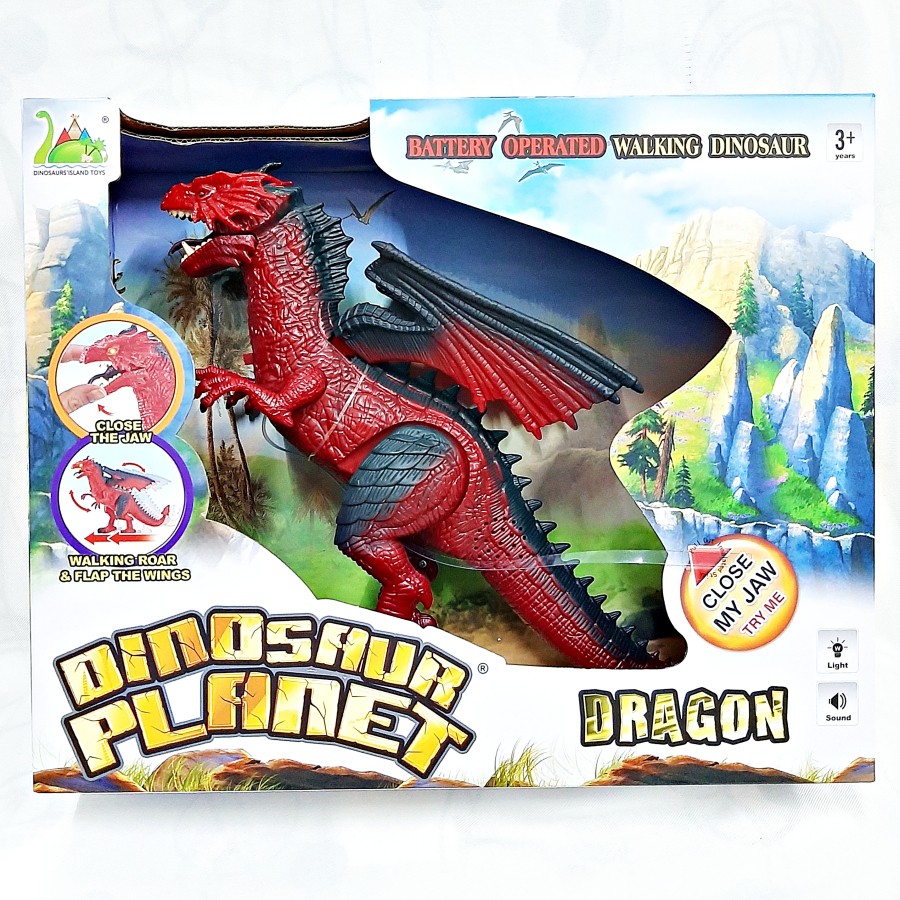 DINOSAUR PLANET JURASSIC WORLD TOYS FOR BOY ACTION FIGURE KIDS TOY PLAY SET  / RED DRAGON | Shopee Malaysia
