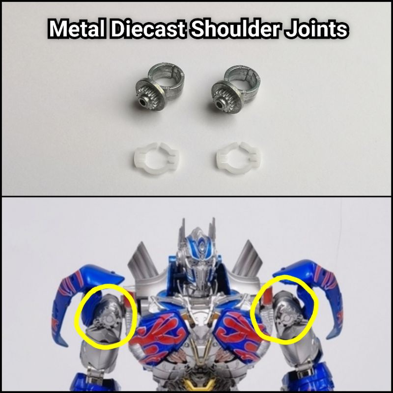 Metal Diecast Shoulder Joints Replacement Parts BS03 Cybertron Cavaliers Optimus Prime BS03
